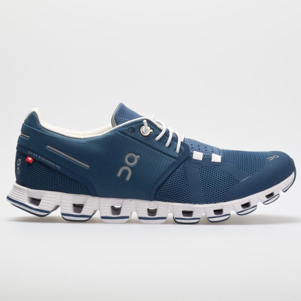 On Cloud Running Shoe in Denim/White | Suncycling Cycle And